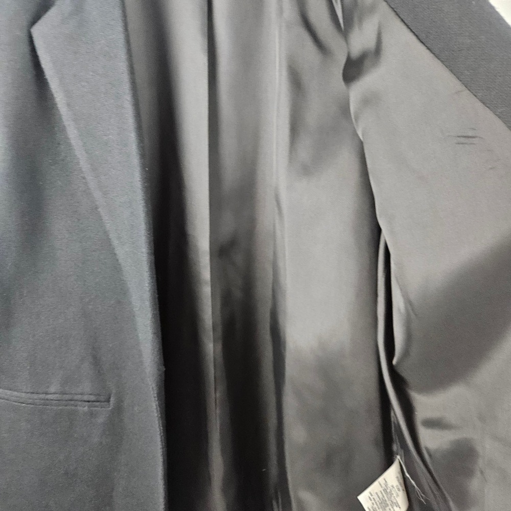 Sag Harbor Petite Black‎ 100% Wool Blazer Jacket Size 12P F02073C Professional - Picture 6 of 8